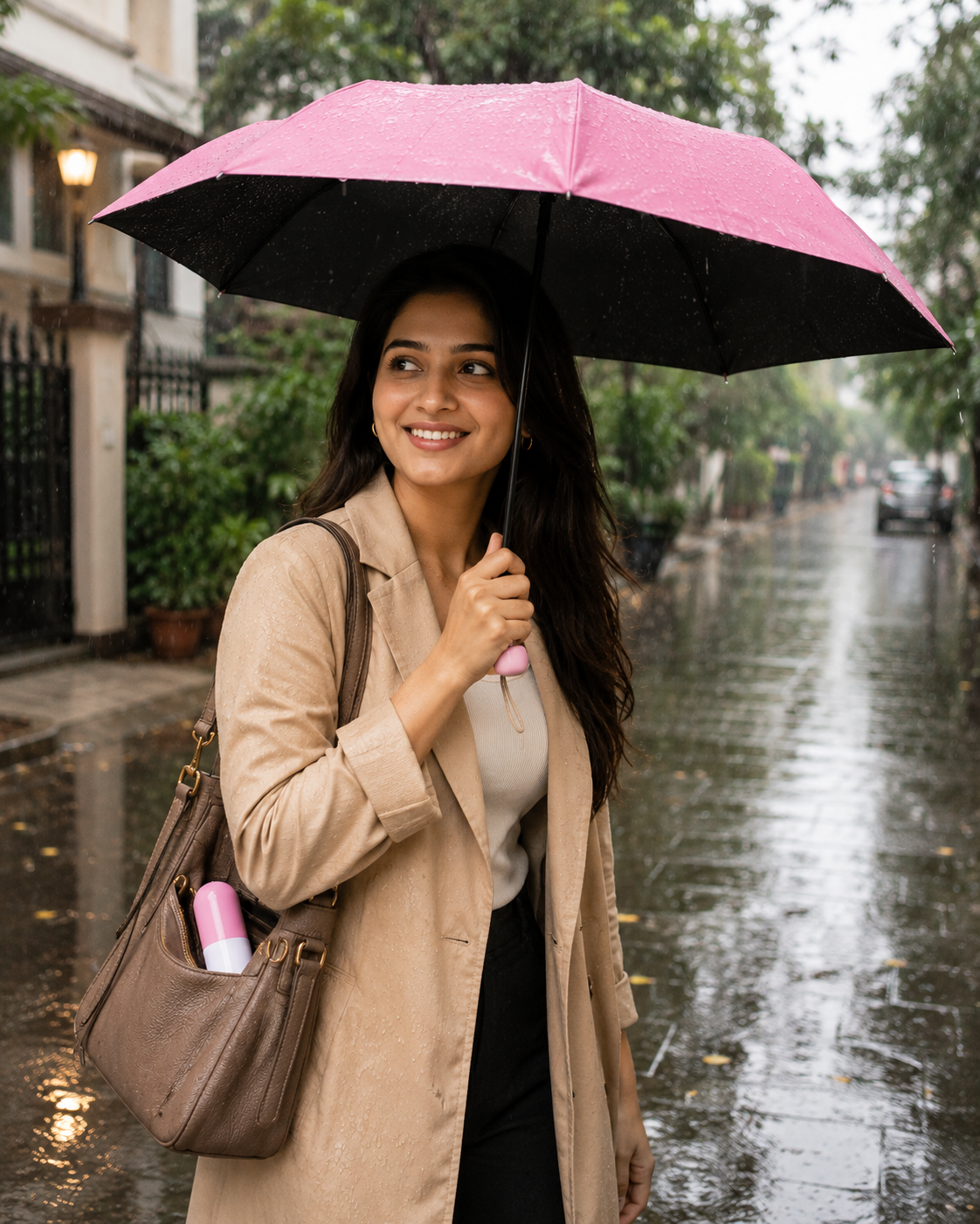 TolMart™ AeroCaps Pocket Folding Umbrella for Travel