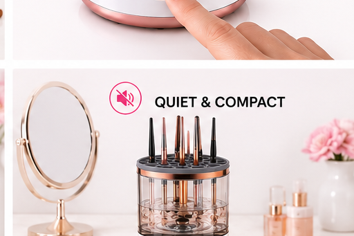 TOLMART BRUSHFLOW™ – ELECTRIC MAKEUP BRUSH CLEANER
