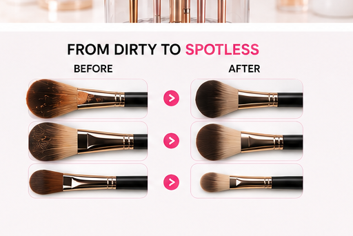 TOLMART BRUSHFLOW™ – ELECTRIC MAKEUP BRUSH CLEANER