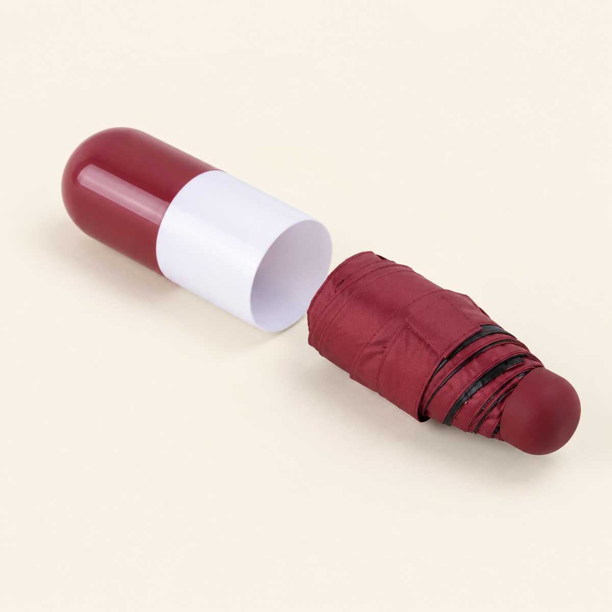 TolMart™ AeroCaps Pocket Folding Umbrella for Travel