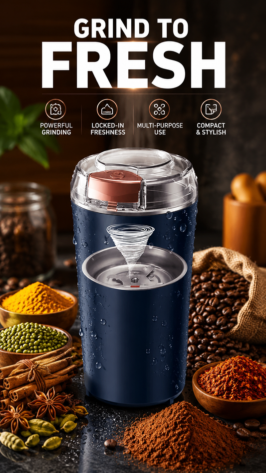 Tolmart GrindPro™ Electric Coffee & Spice Grinder