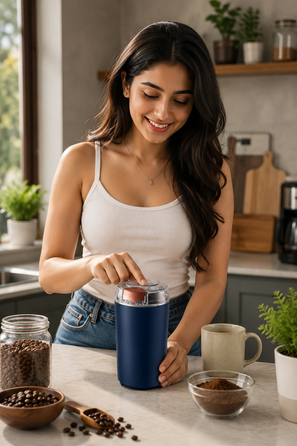 Tolmart GrindPro™ Electric Coffee & Spice Grinder