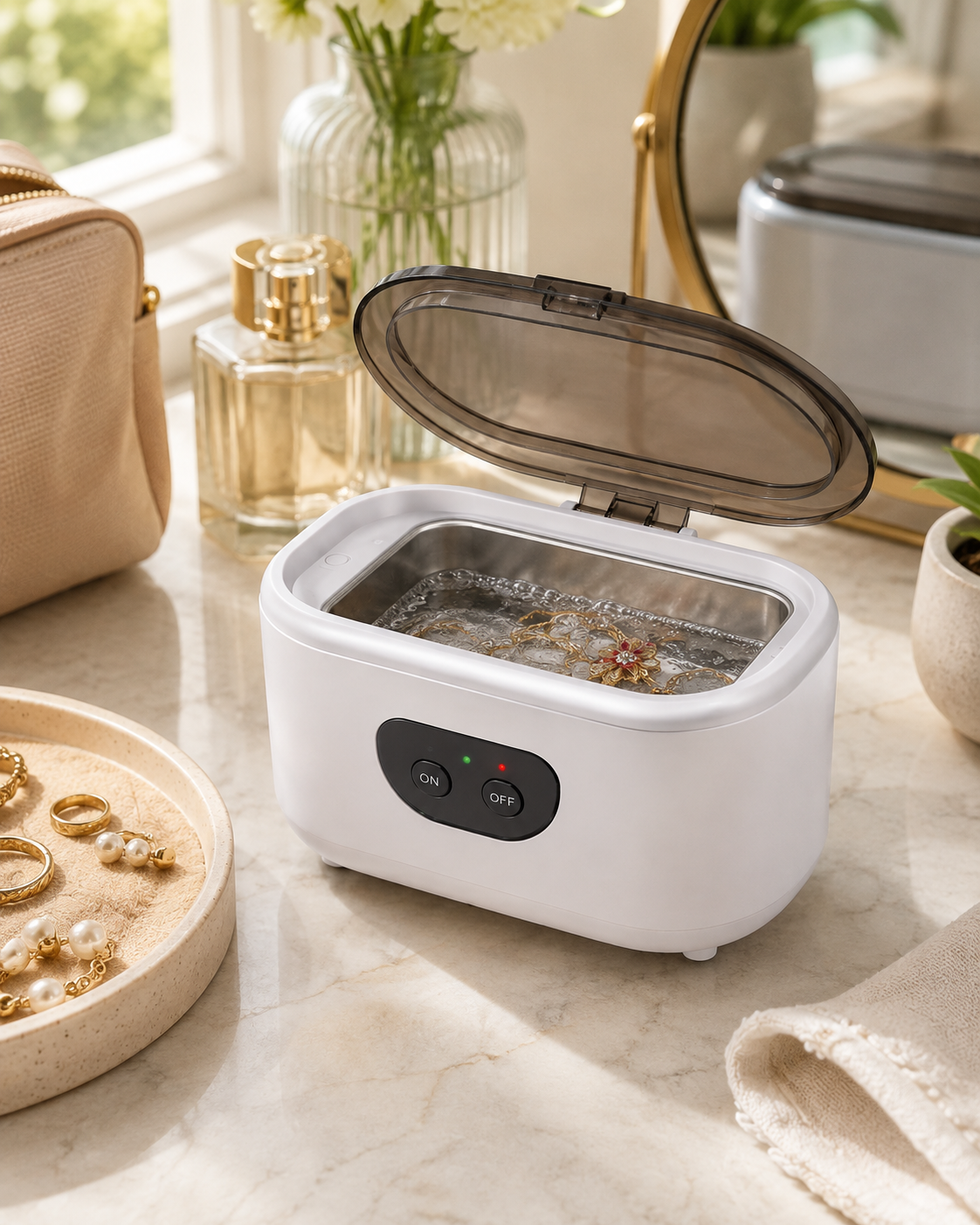 UltraGleam Ultrasonic Jewellery Cleaner