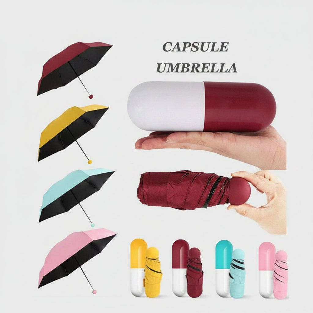 Mini Capsule Folding Umbrella