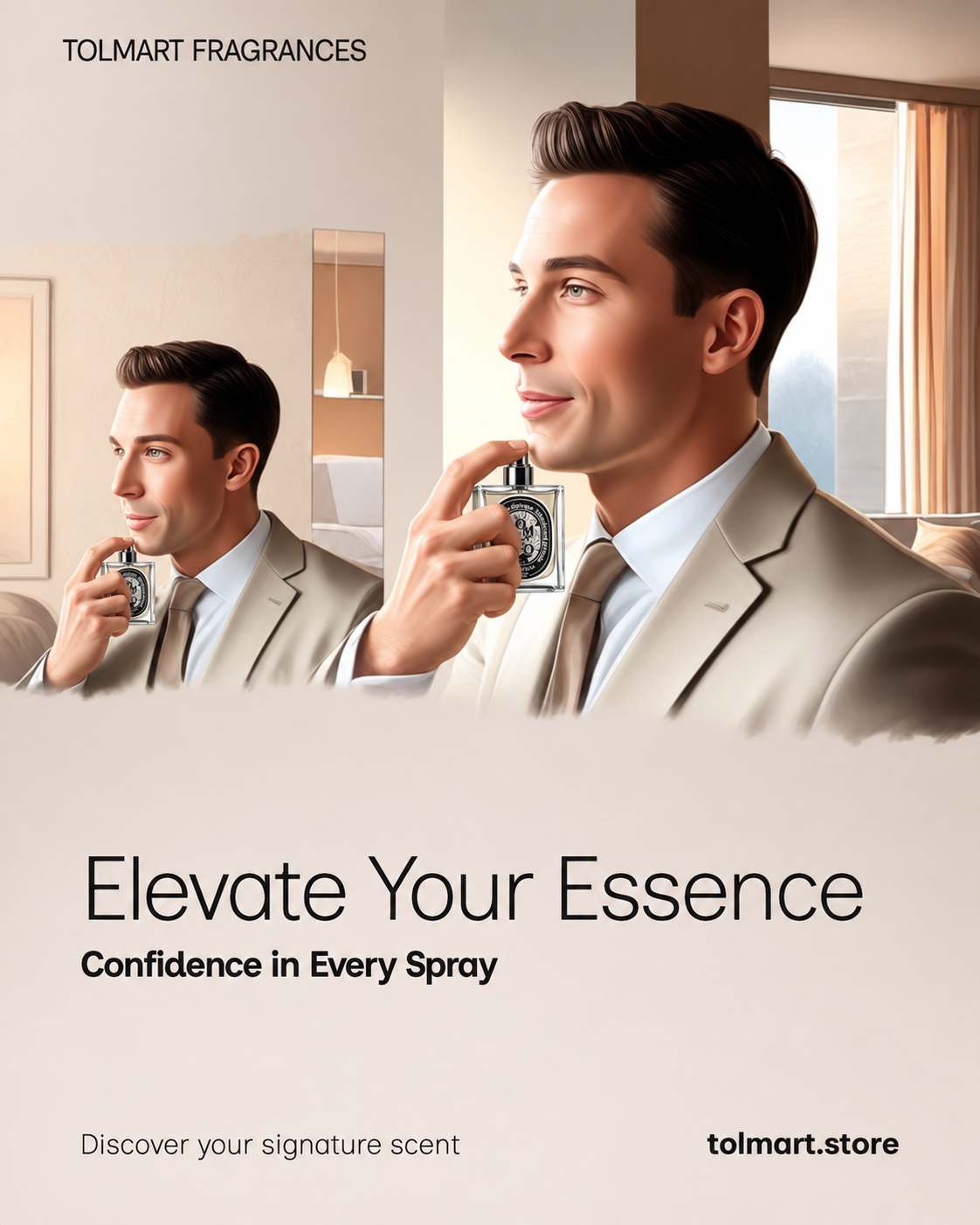 Tolmart Dual Aura perfume duo — lifestyle